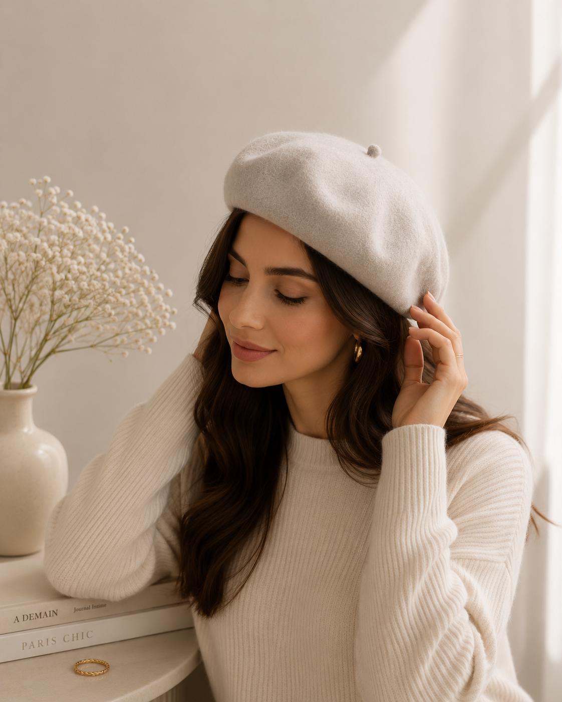 Bérets Femme Automne-Hiver 2026 – Couleurs Unies | Maison Beret Paris