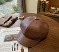 Casquette de peintre marron femme – Accessoire automne hiver vintage et élégant
