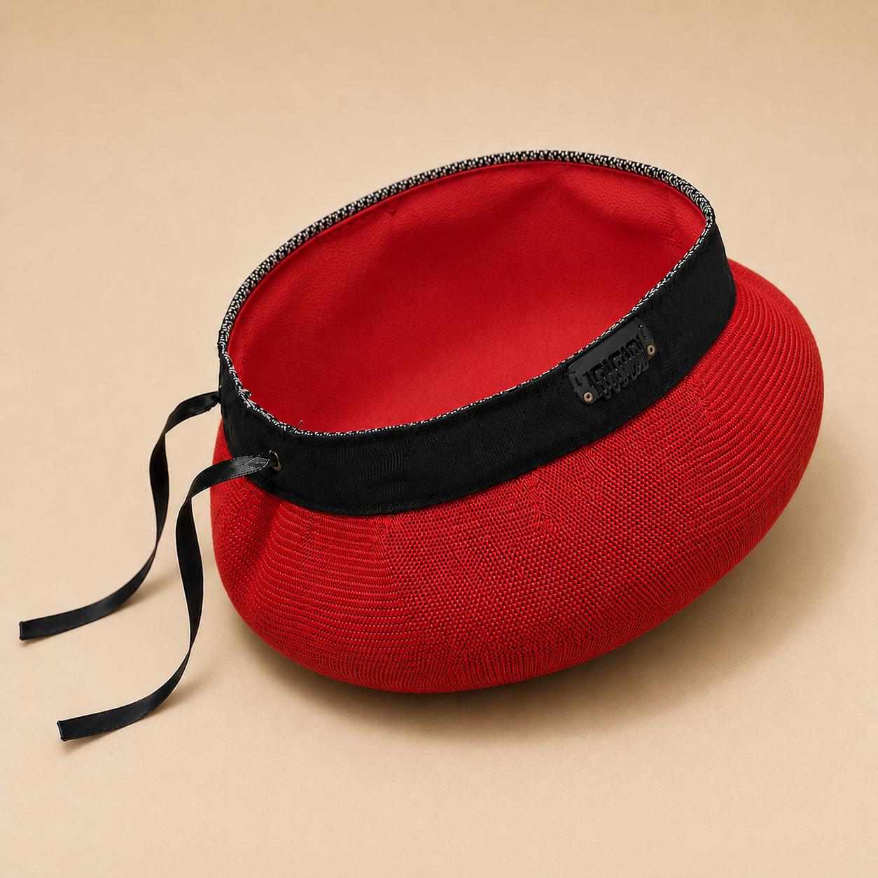Casquette Béret Femme Coton Tricoté Rouge – Chapeau Peintre Parisien
