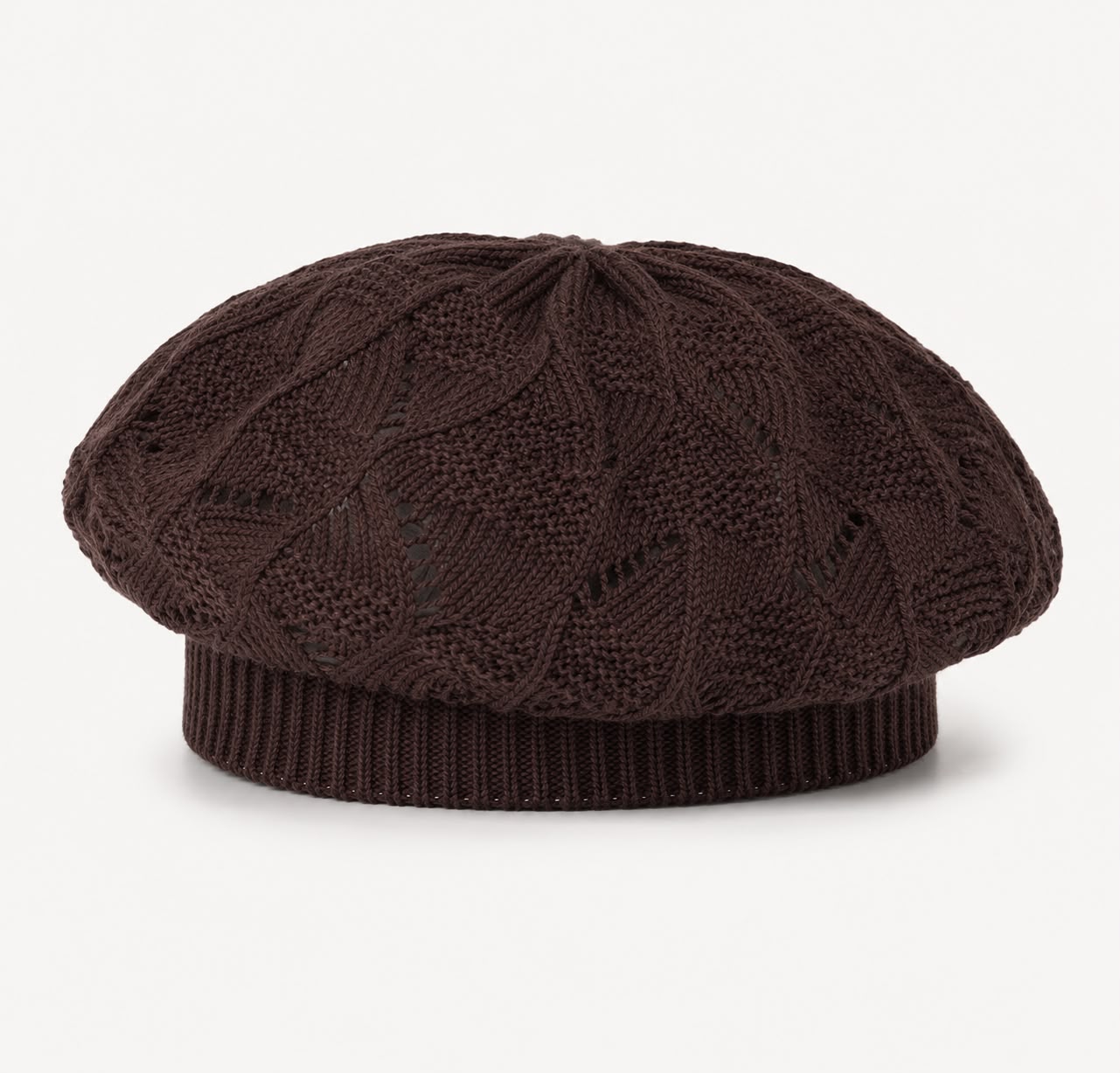 Béret Femme Café | Tricot Acrylique