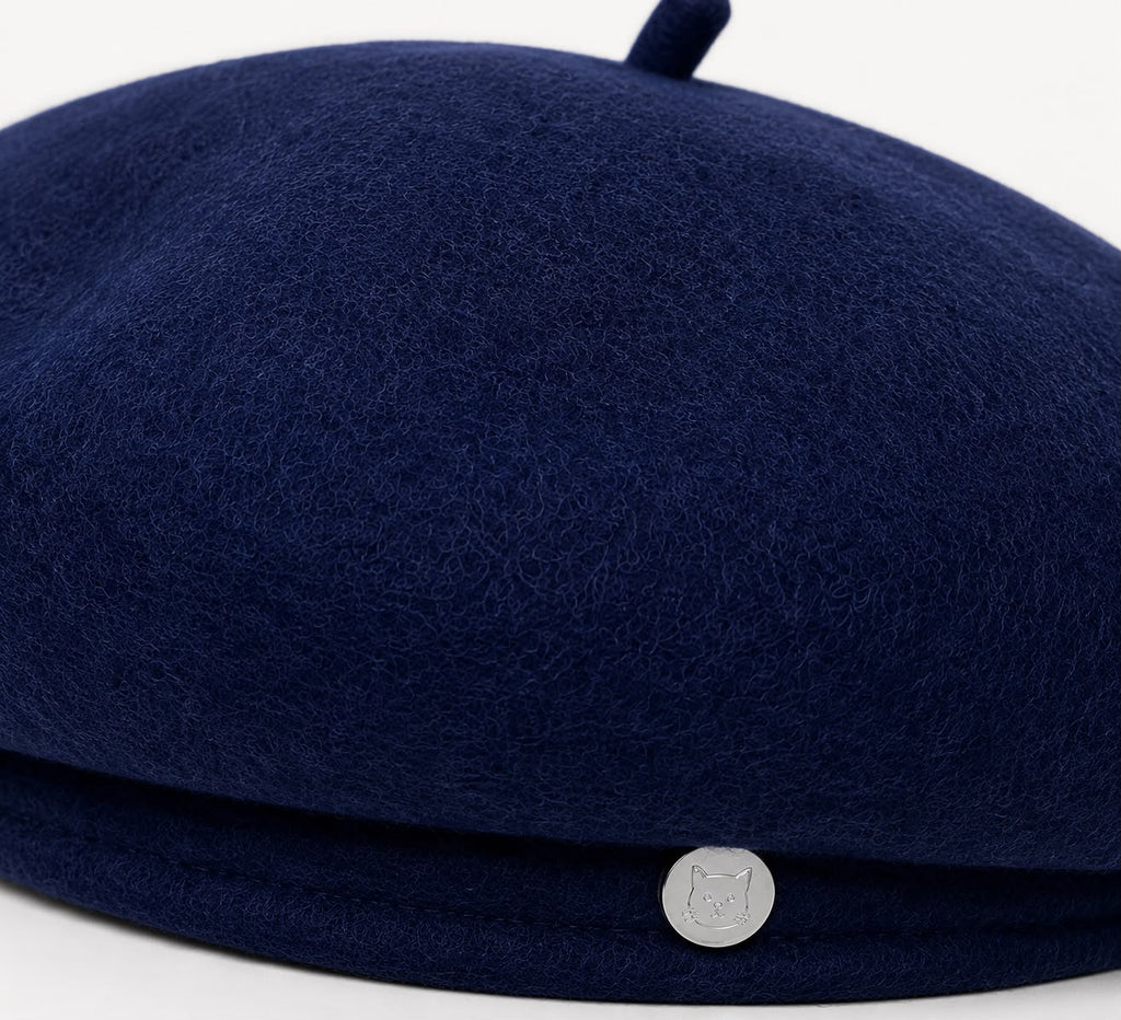 Béret Femme Éloïse – Bleu Marine