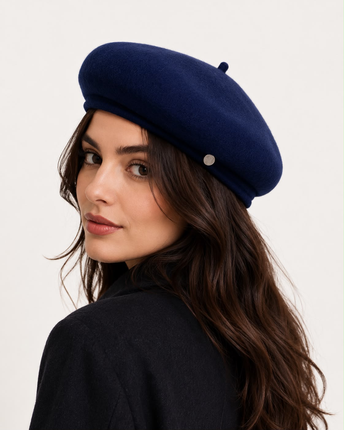 Béret Femme Éloïse – Bleu Marine