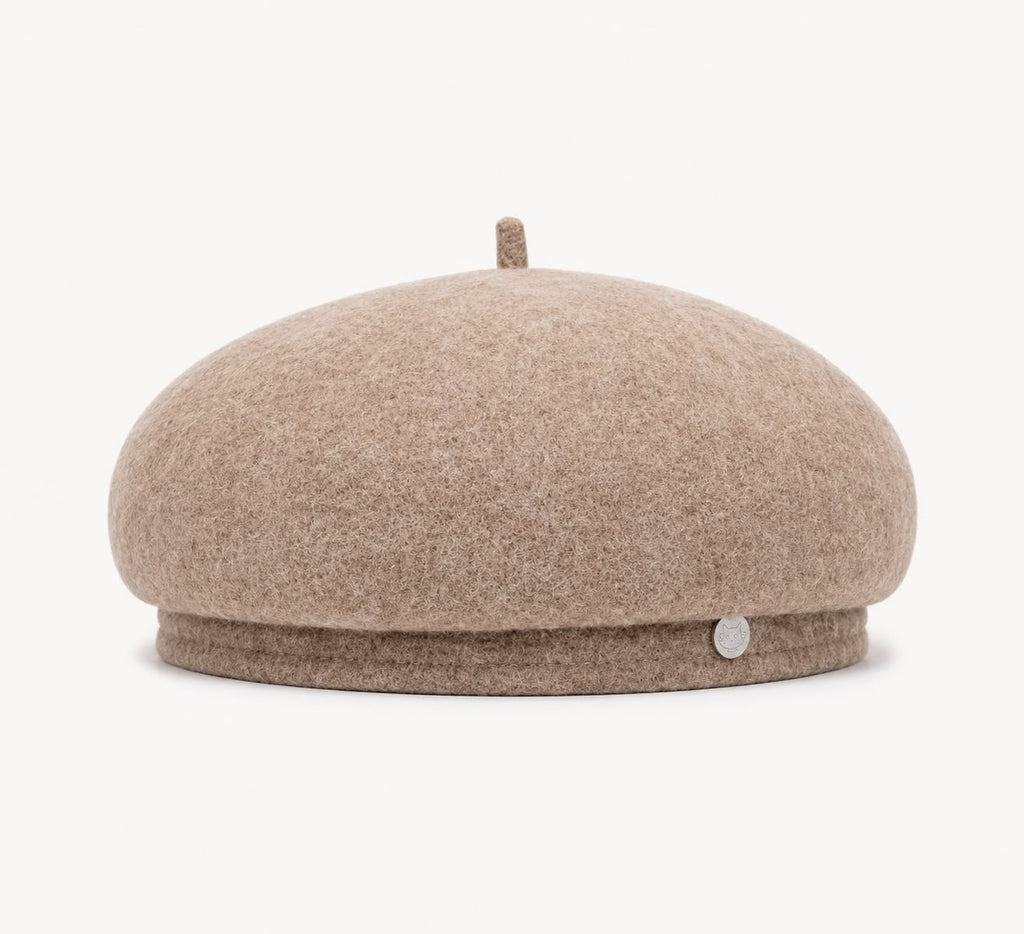 Béret Femme Éloïse – Camel Chiné