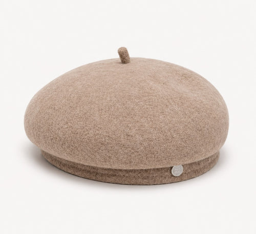 Béret Femme Éloïse – Camel Chiné