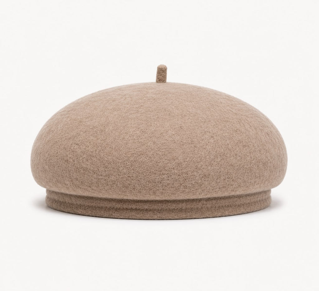 Béret Femme Éloïse – Camel Chiné