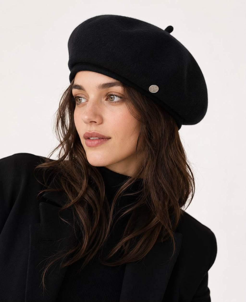Béret Femme Éloïse – Noir