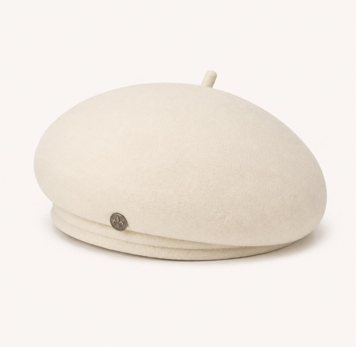 Béret Femme Éloïse – Beige Ivoire
