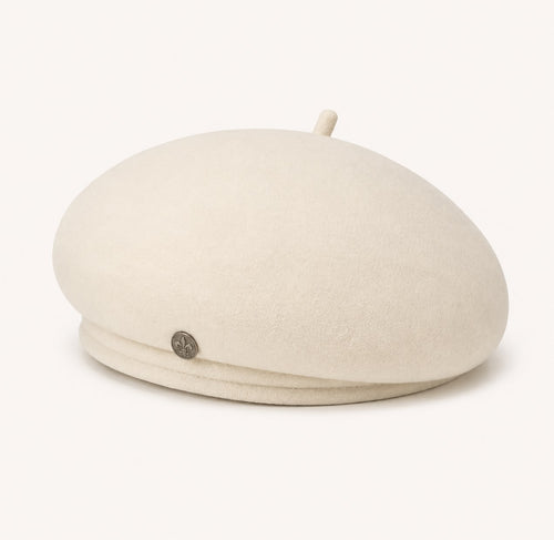 Béret Femme Éloïse – Beige Ivoire