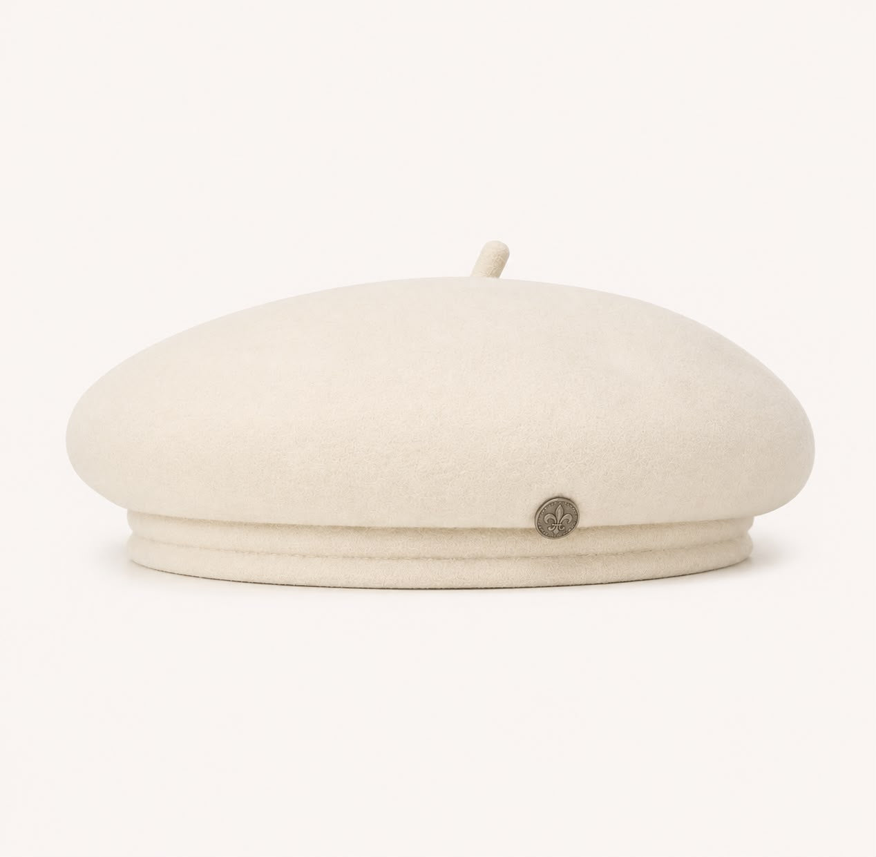 Béret Femme Éloïse – Beige Ivoire