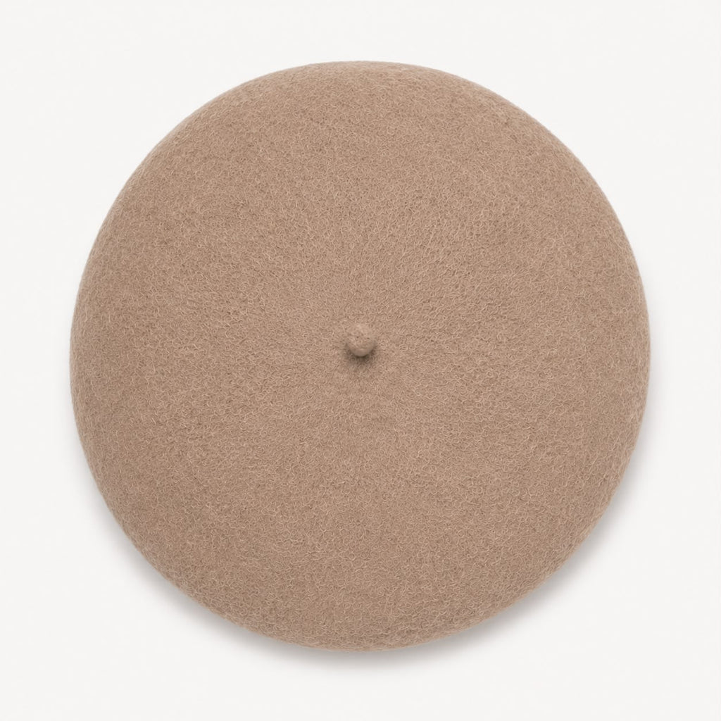 Béret Femme Éloïse – Camel Chiné