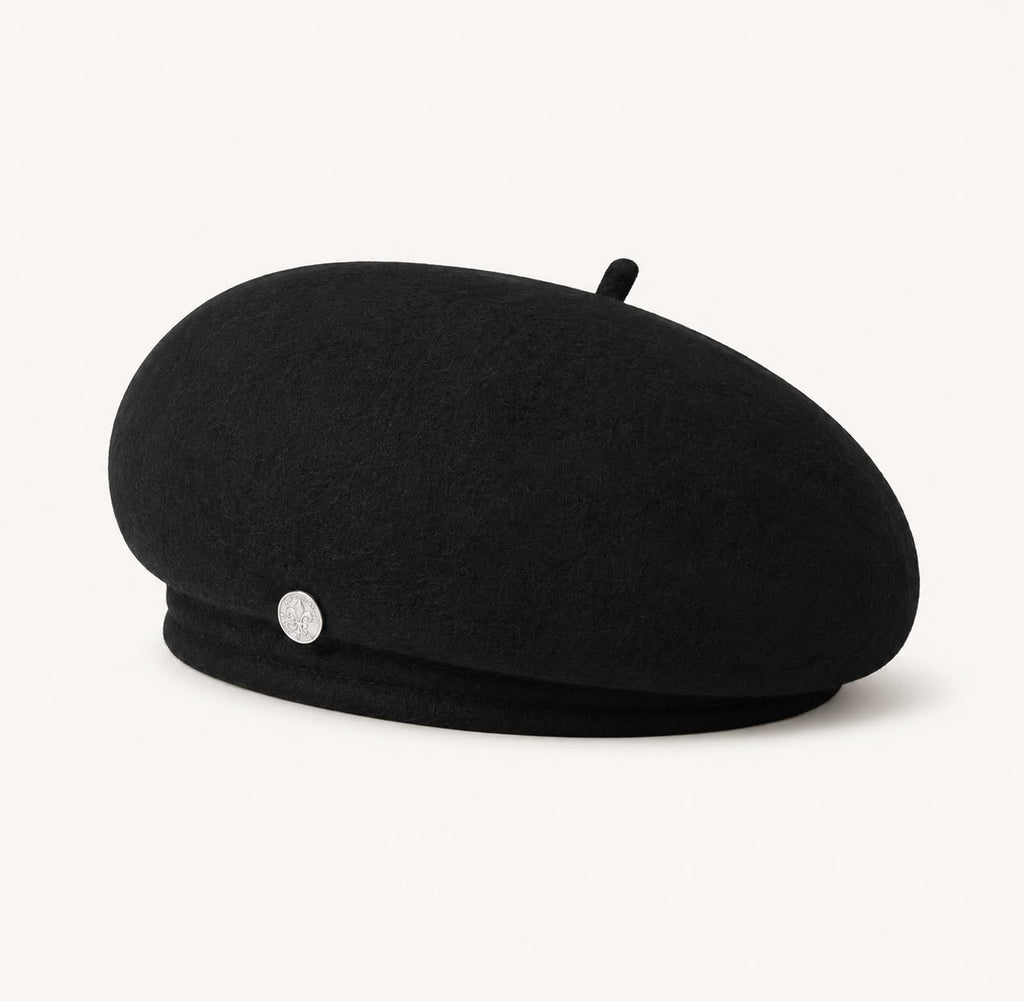 Béret Femme Éloïse – Noir
