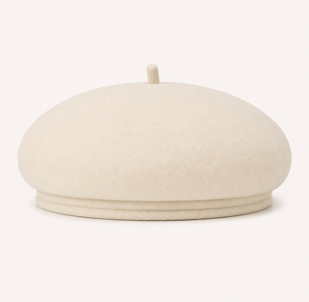 Béret Femme Éloïse – Beige Ivoire