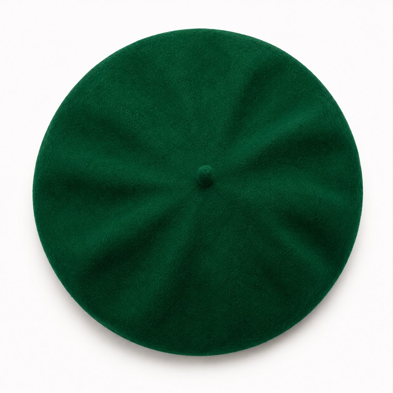 Béret femme en laine vert – Style français