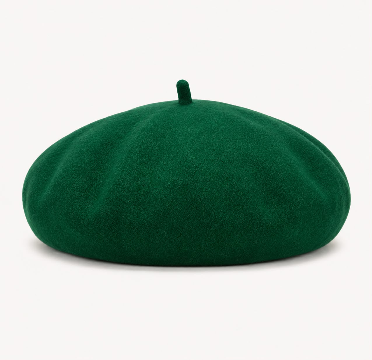 Béret femme en laine vert – Style français