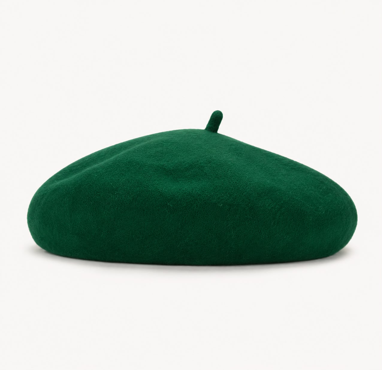 Béret femme en laine vert – Style français