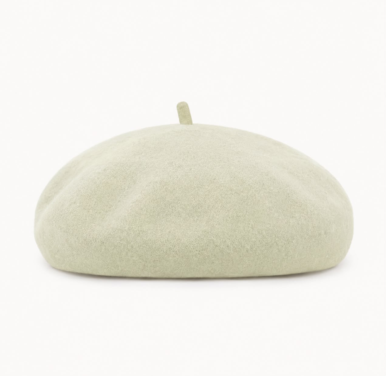 Béret femme en laine beige – Style français