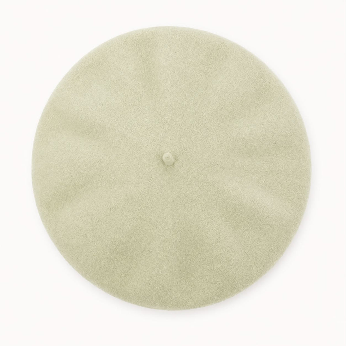 Béret femme en laine beige – Style français