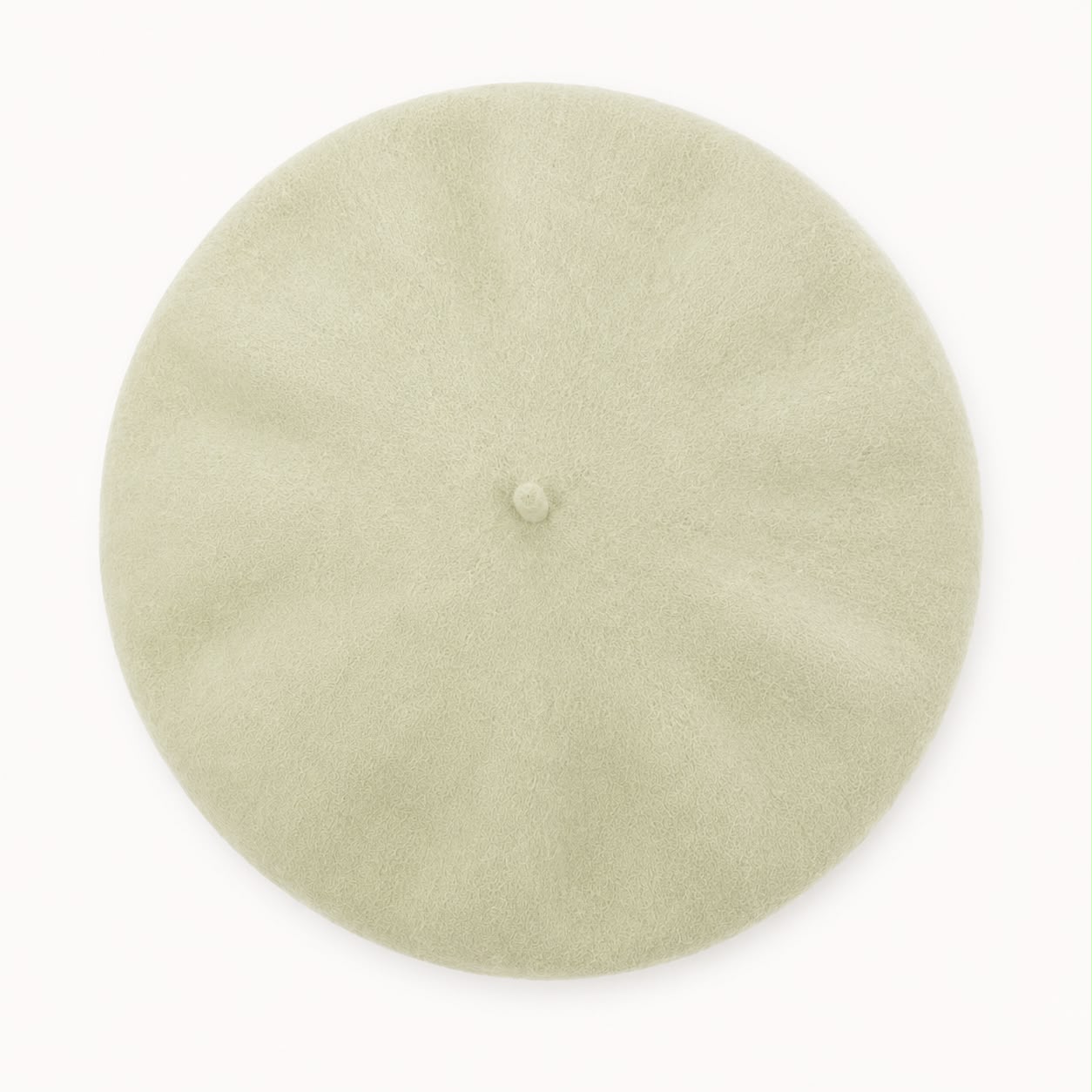 Béret femme en laine beige – Style français