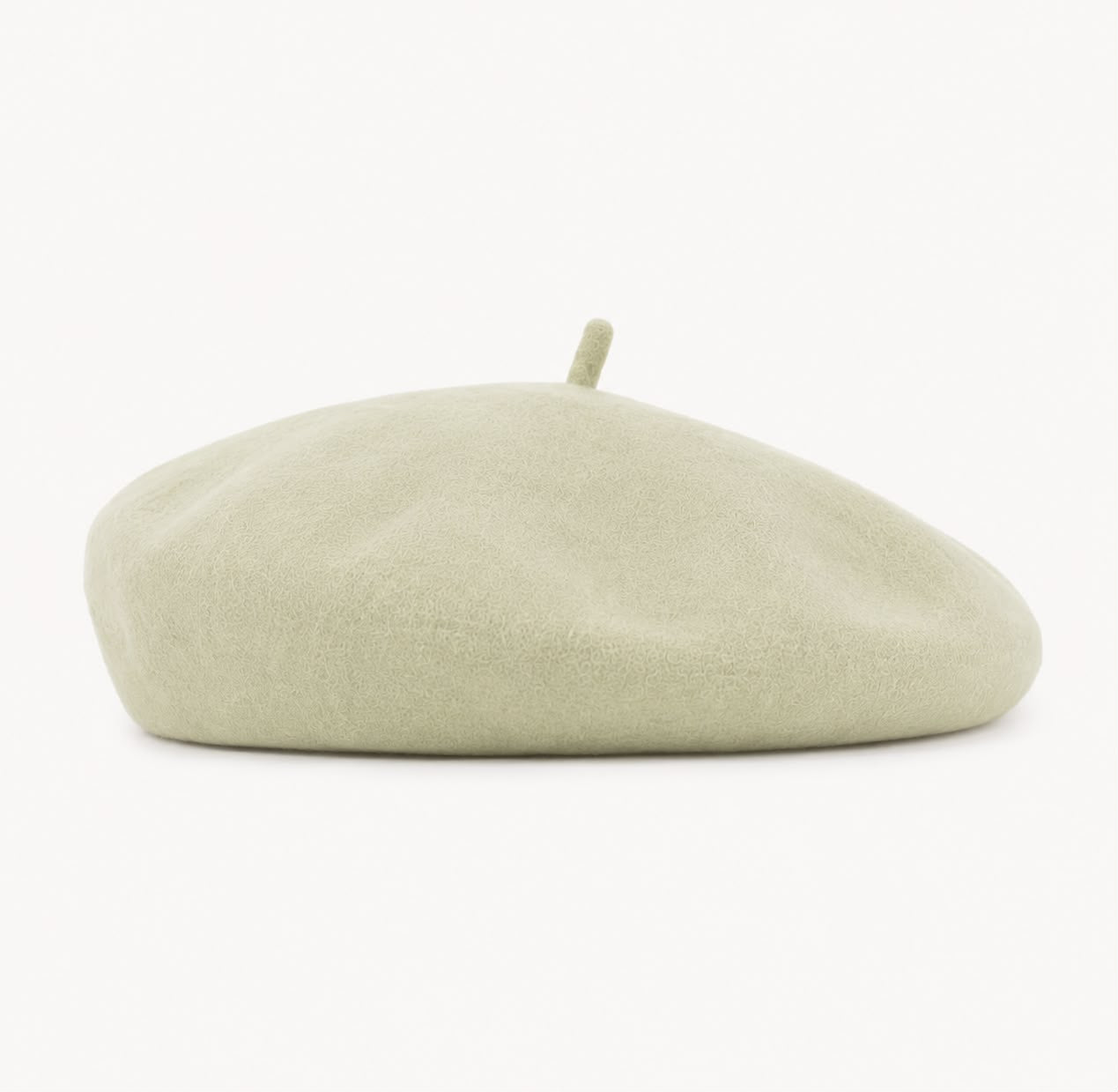 Béret femme en laine beige – Style français