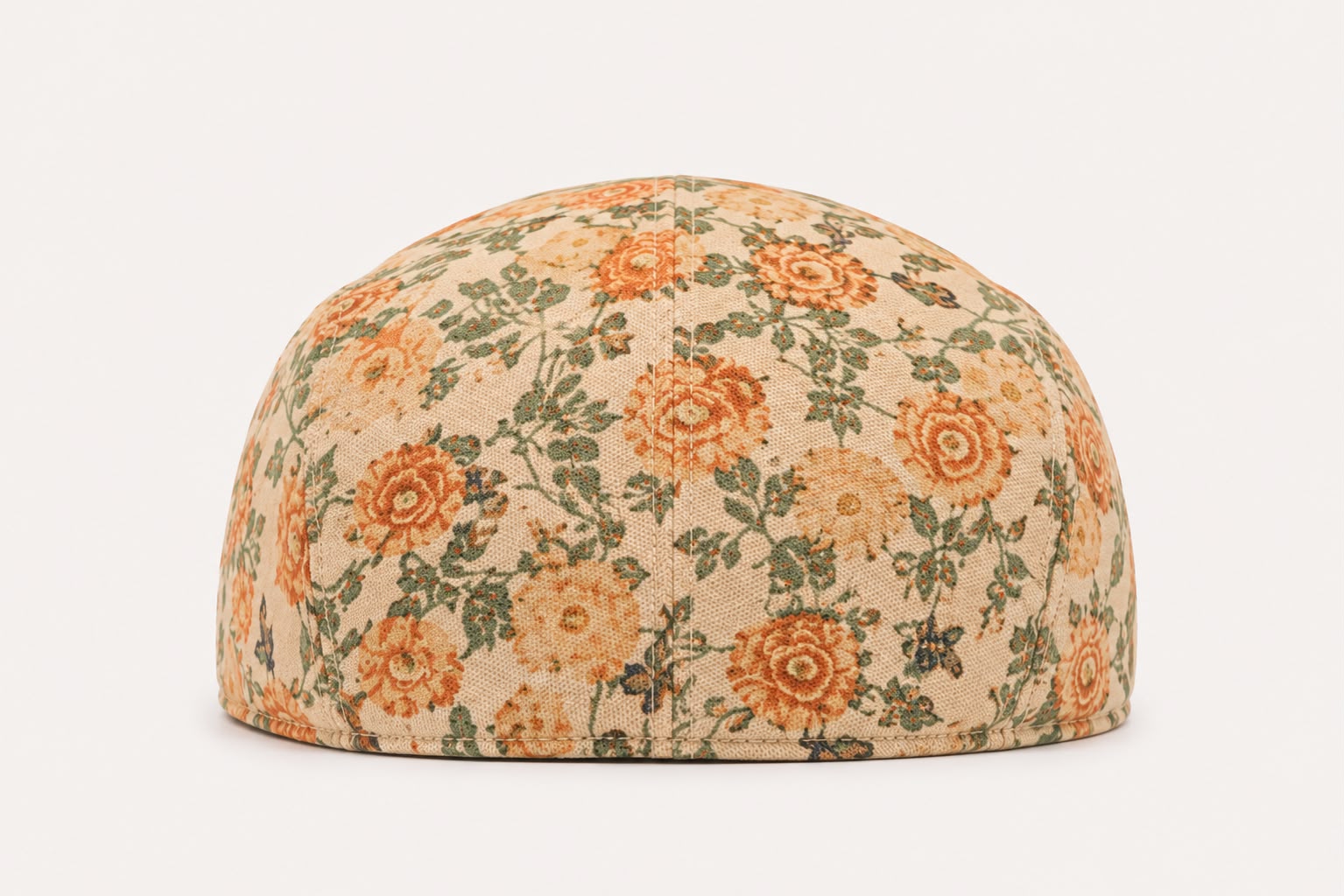 Casquette plate Montmartre – Kaki fleuri