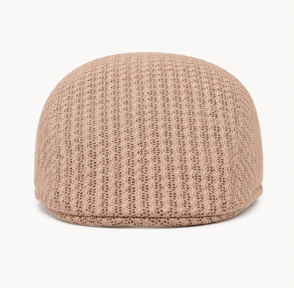 Casquette plate d’été en maille Marceau – Kaki