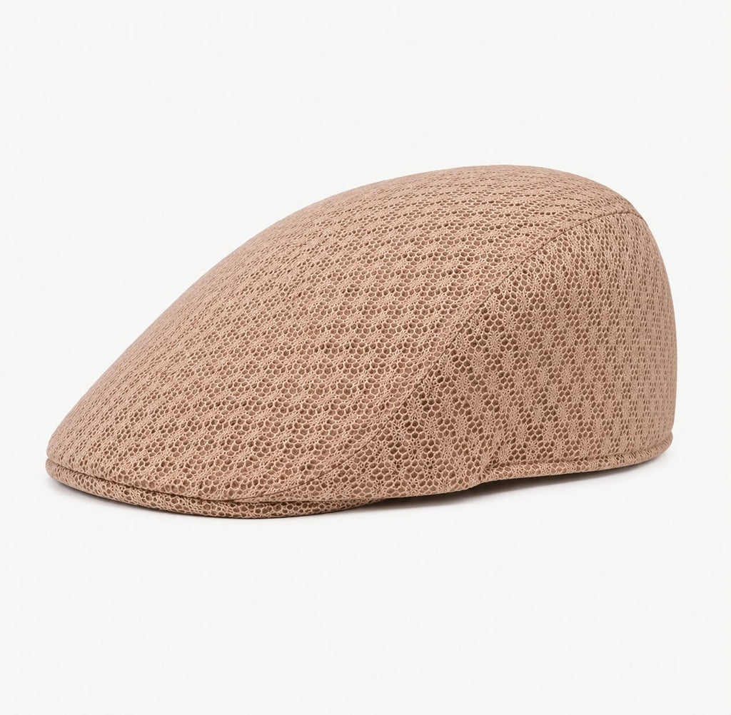 Casquette plate d’été en maille Marceau – Kaki