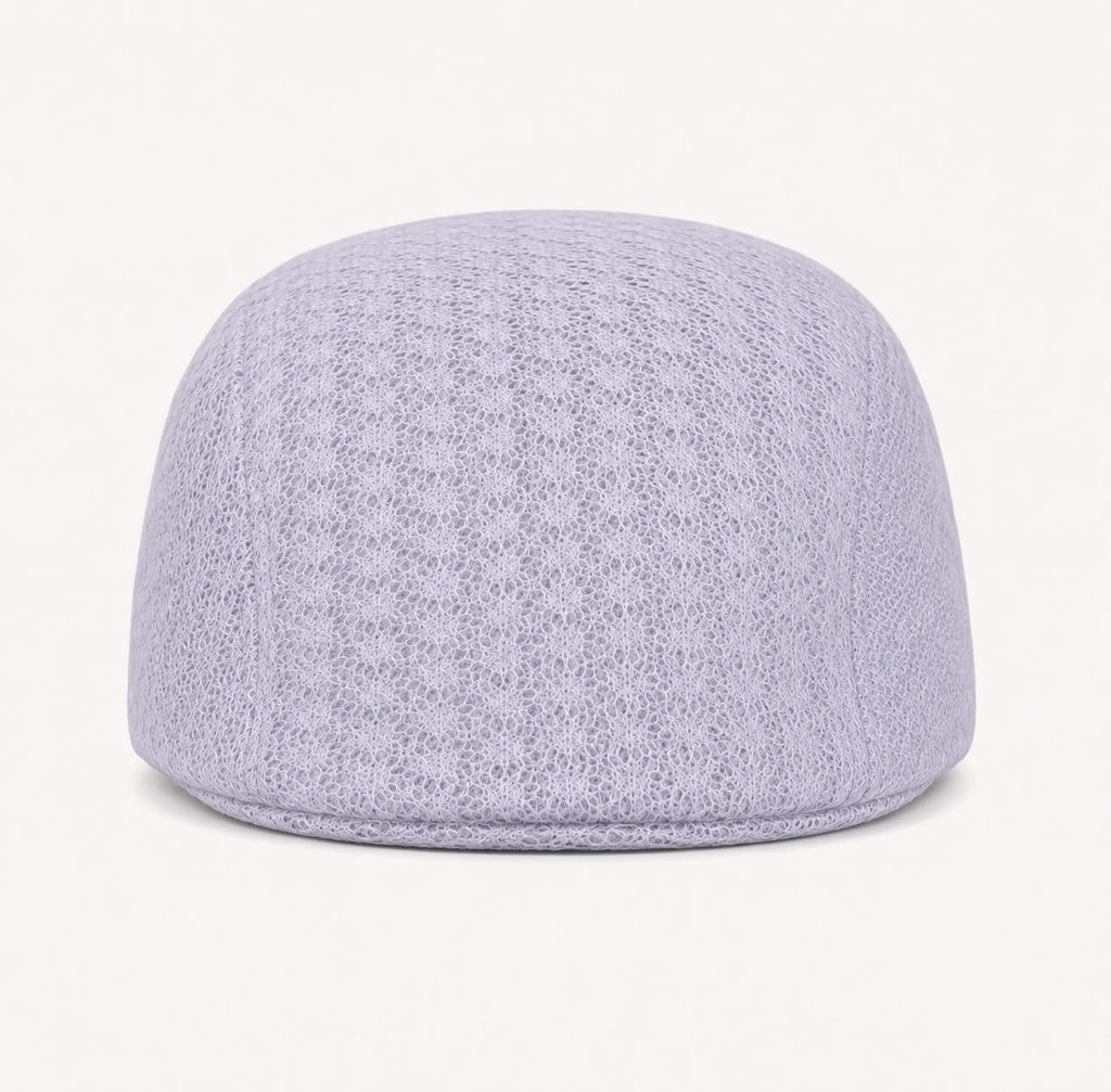 Casquette plate d’été en maille Marceau – Blanc