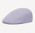 Casquette plate d’été en maille Marceau – Blanc