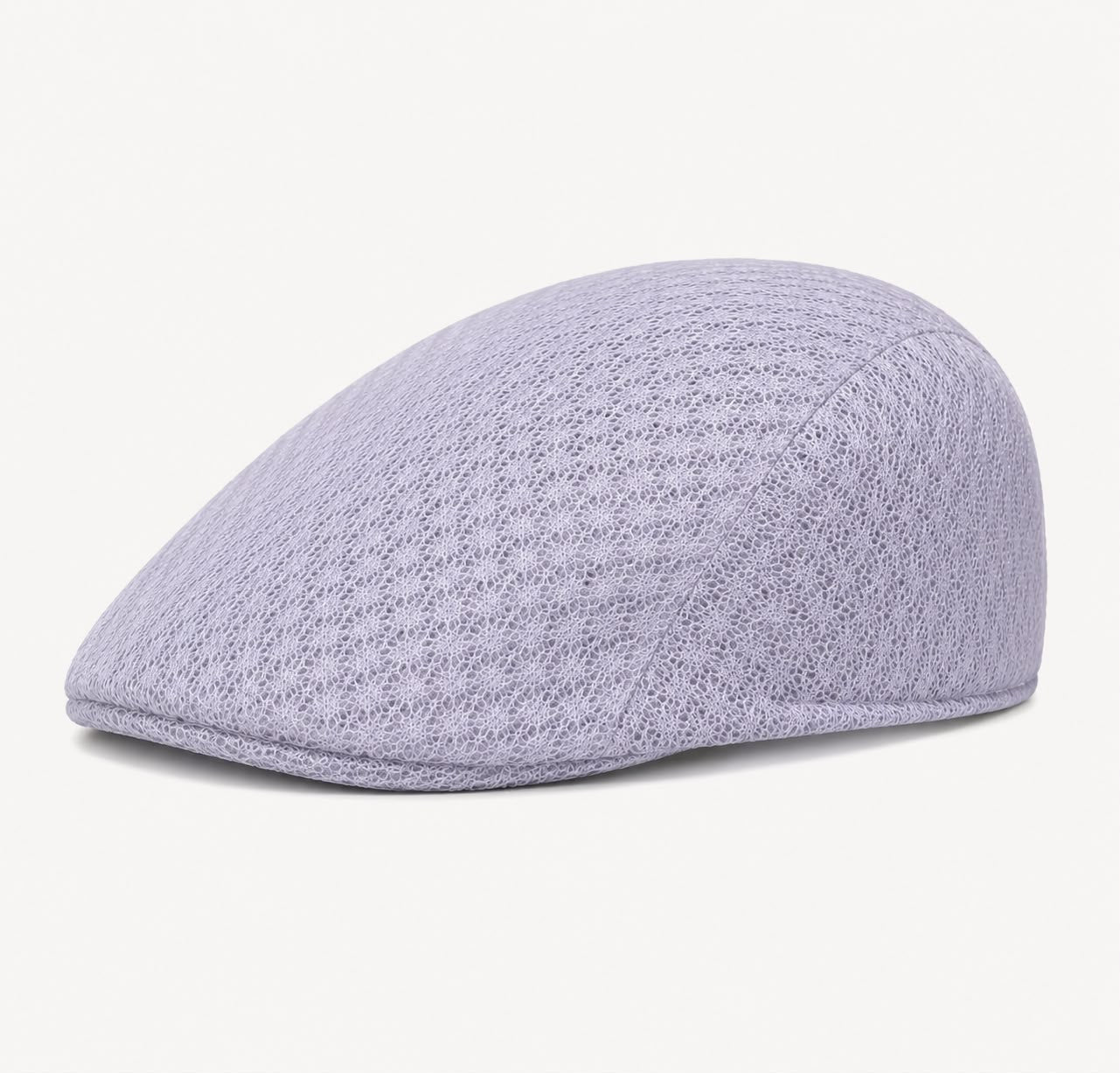 Casquette plate d’été en maille Marceau – Blanc