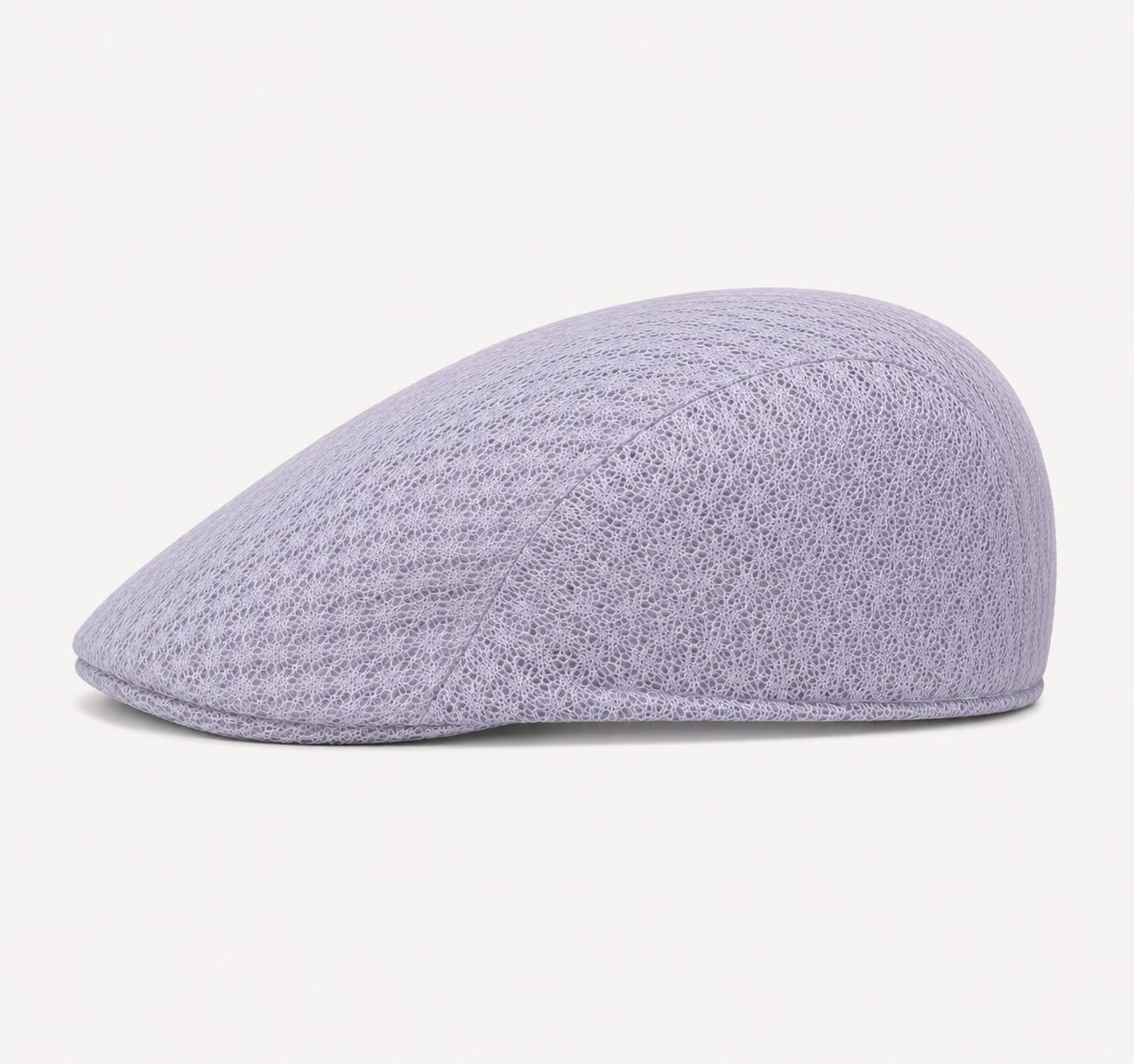 Casquette plate d’été en maille Marceau – Blanc