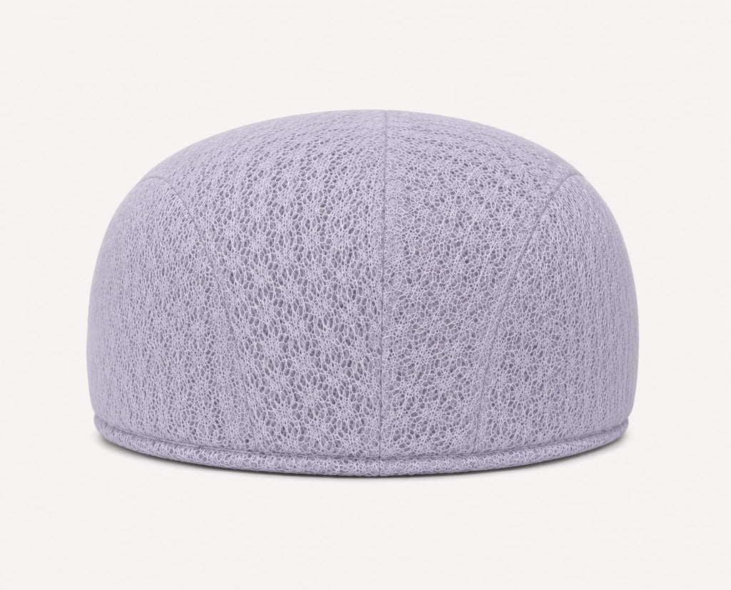 Casquette plate d’été en maille Marceau – Blanc