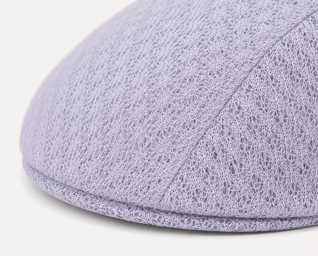 Casquette plate d’été en maille Marceau – Blanc