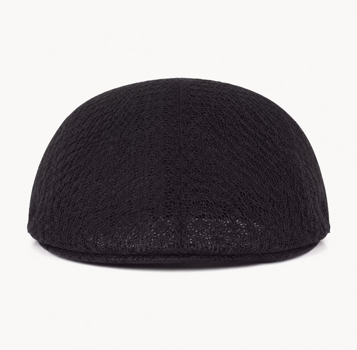 Casquette plate d’été en maille Marceau – Noir