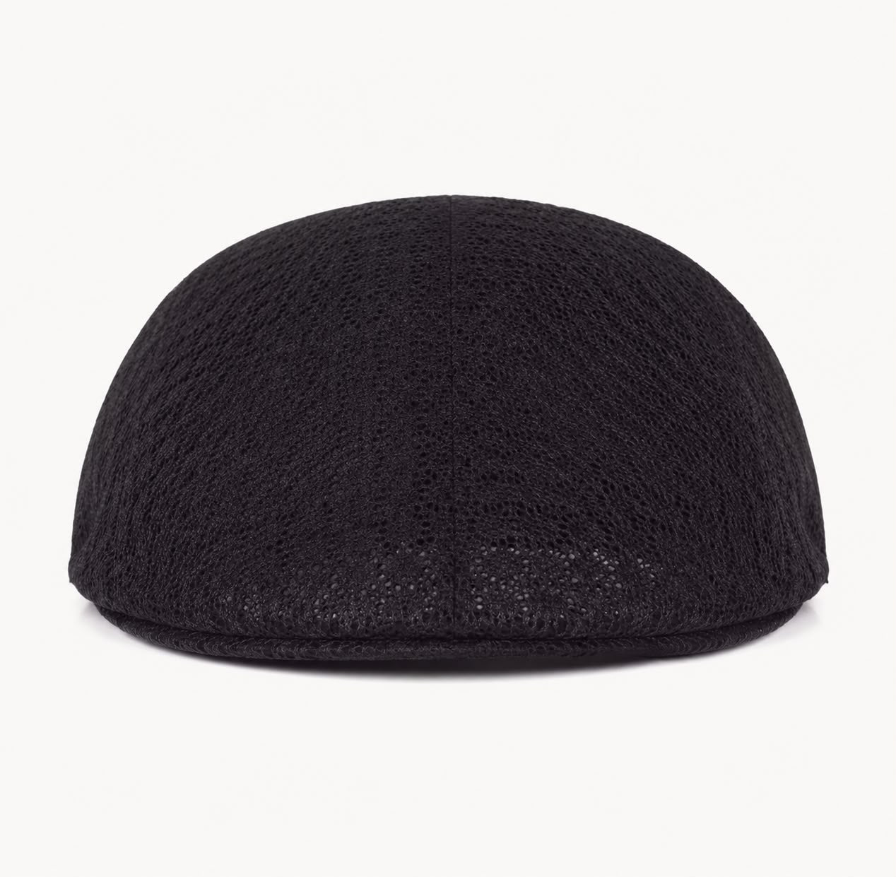 Casquette plate d’été en maille Marceau – Noir