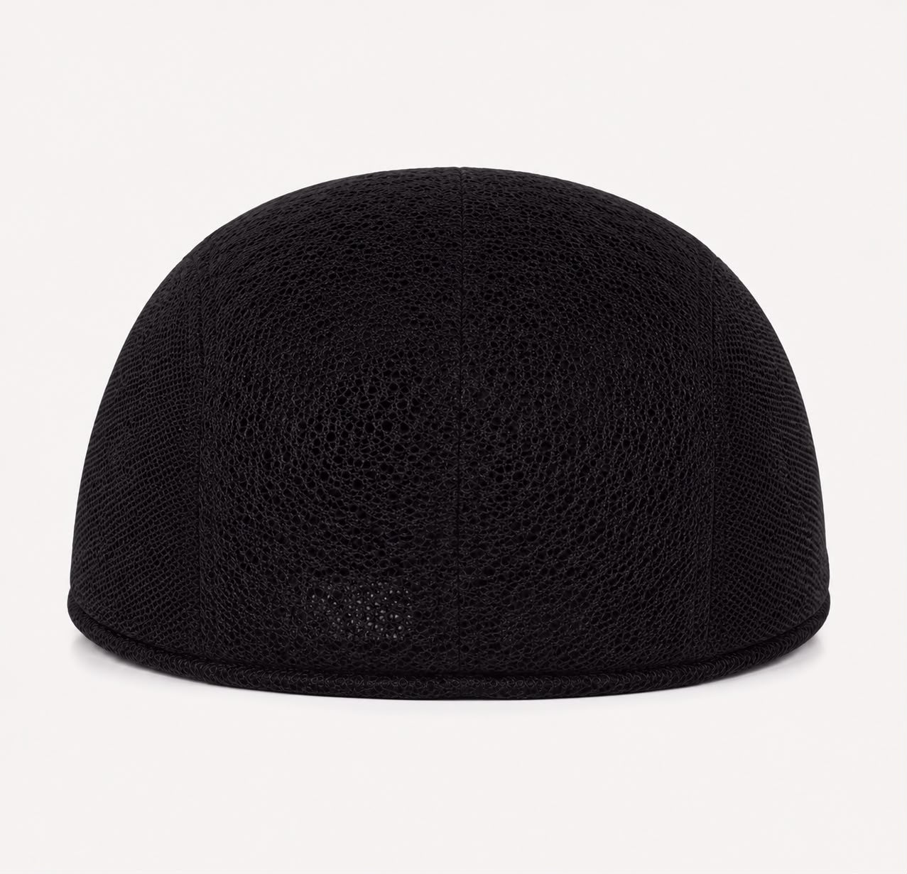 Casquette plate d’été en maille Marceau – Noir