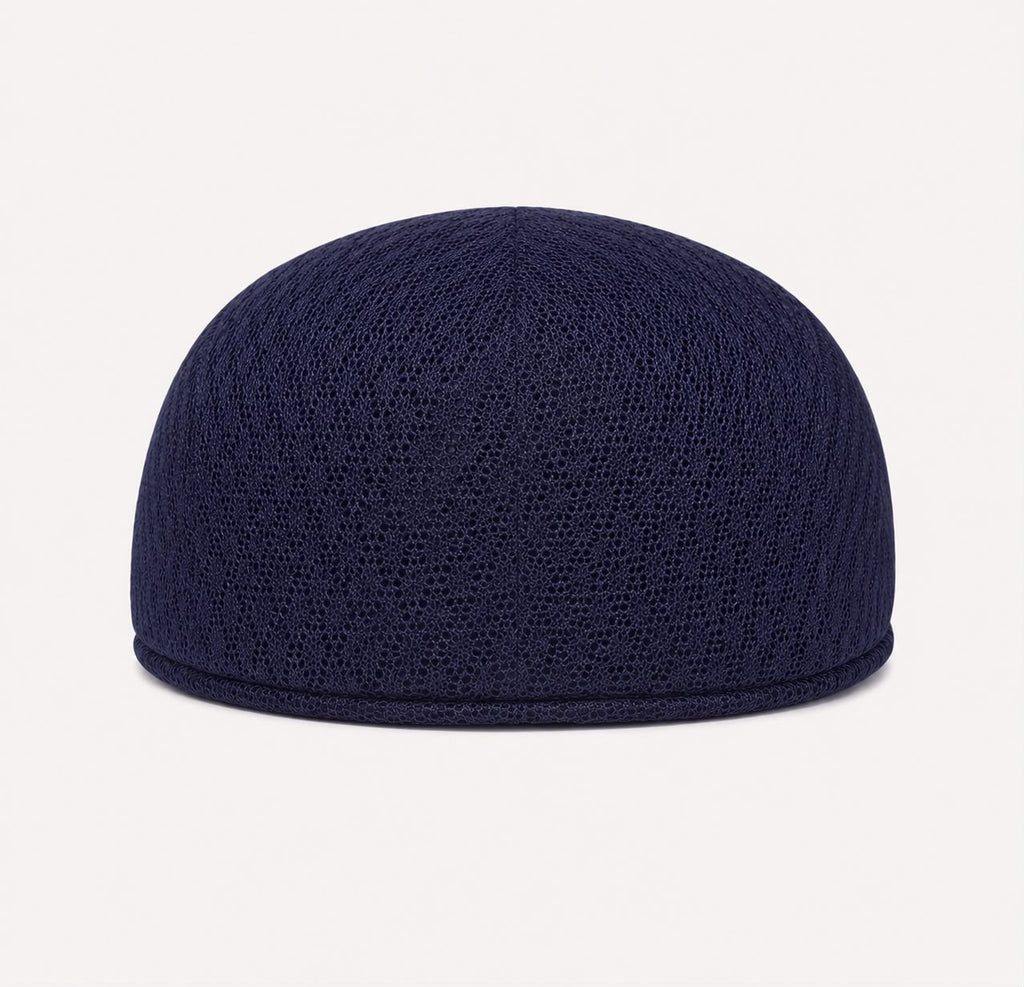 Casquette plate d’été en maille Marceau – Bleu