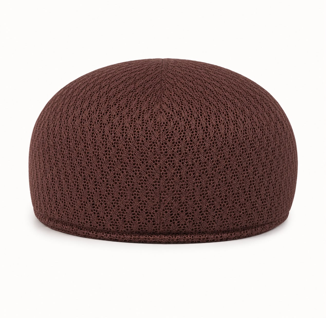 Casquette plate d’été en maille Marceau – Marron café