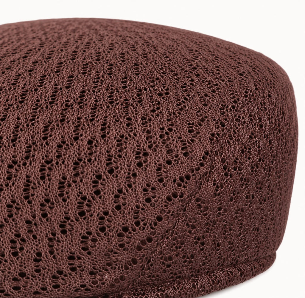 Casquette plate d’été en maille Marceau – Marron café