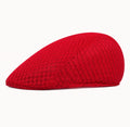 Casquette plate d’été en maille Marceau – Bordeaux