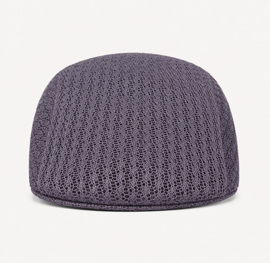 Casquette plate d’été en maille Marceau – Gris clair