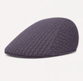 Casquette plate d’été en maille Marceau – Gris clair