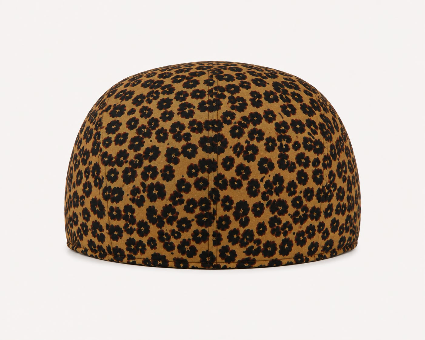 Casquette plate Montmartre – Léopard marron