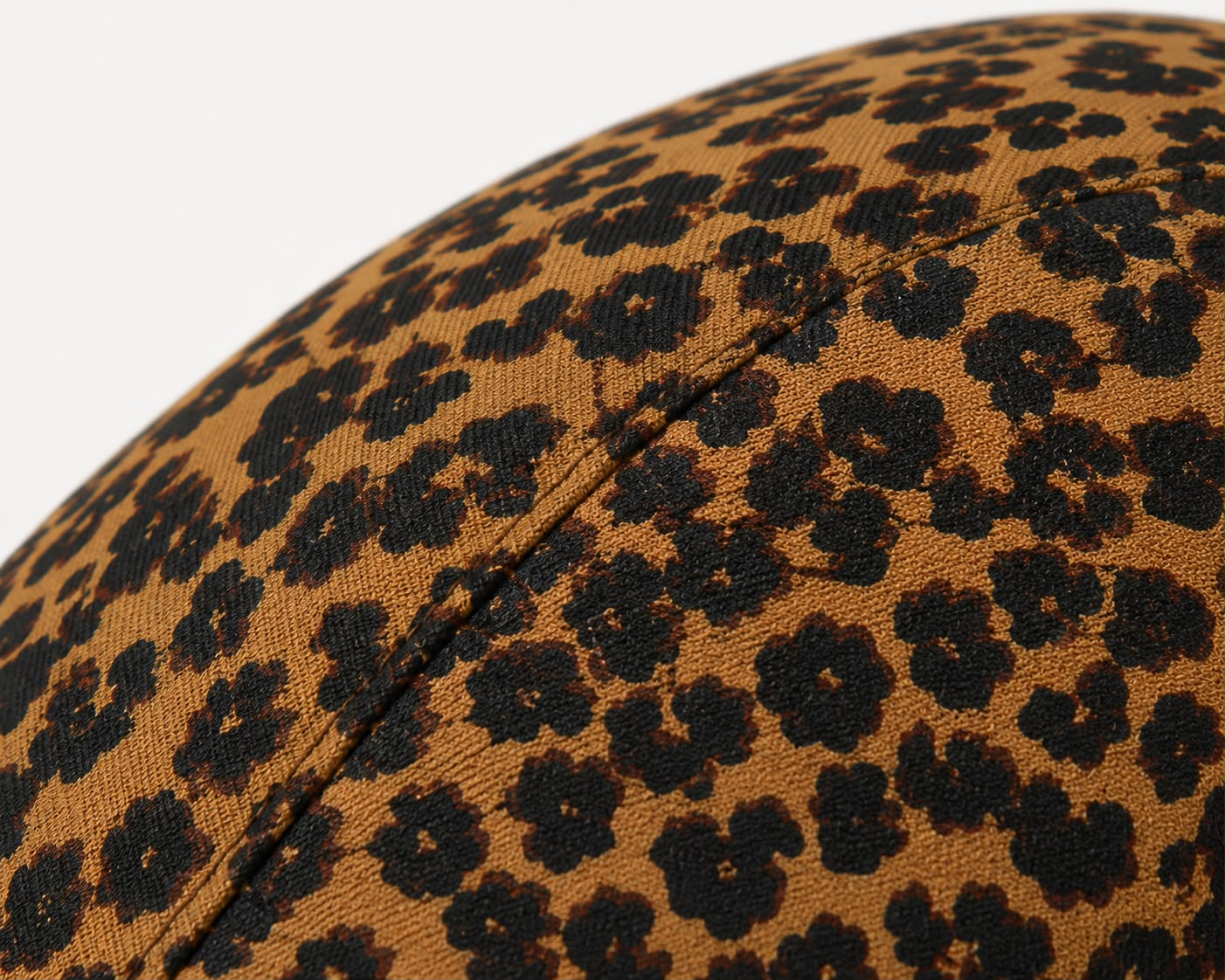 Casquette plate Montmartre – Léopard marron