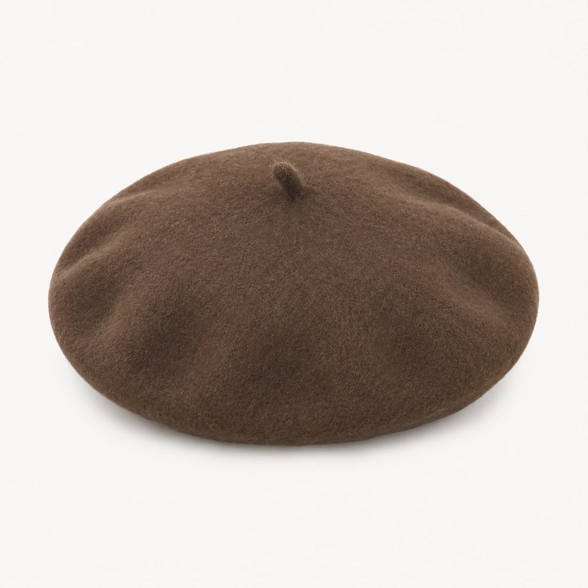Béret Femme en Laine Marron Café – Chapeau Chaud Style Français