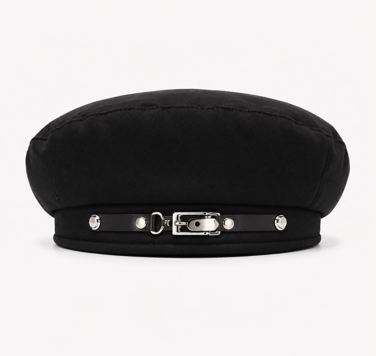 Béret femme noir à boucle – Chic quatre saisons