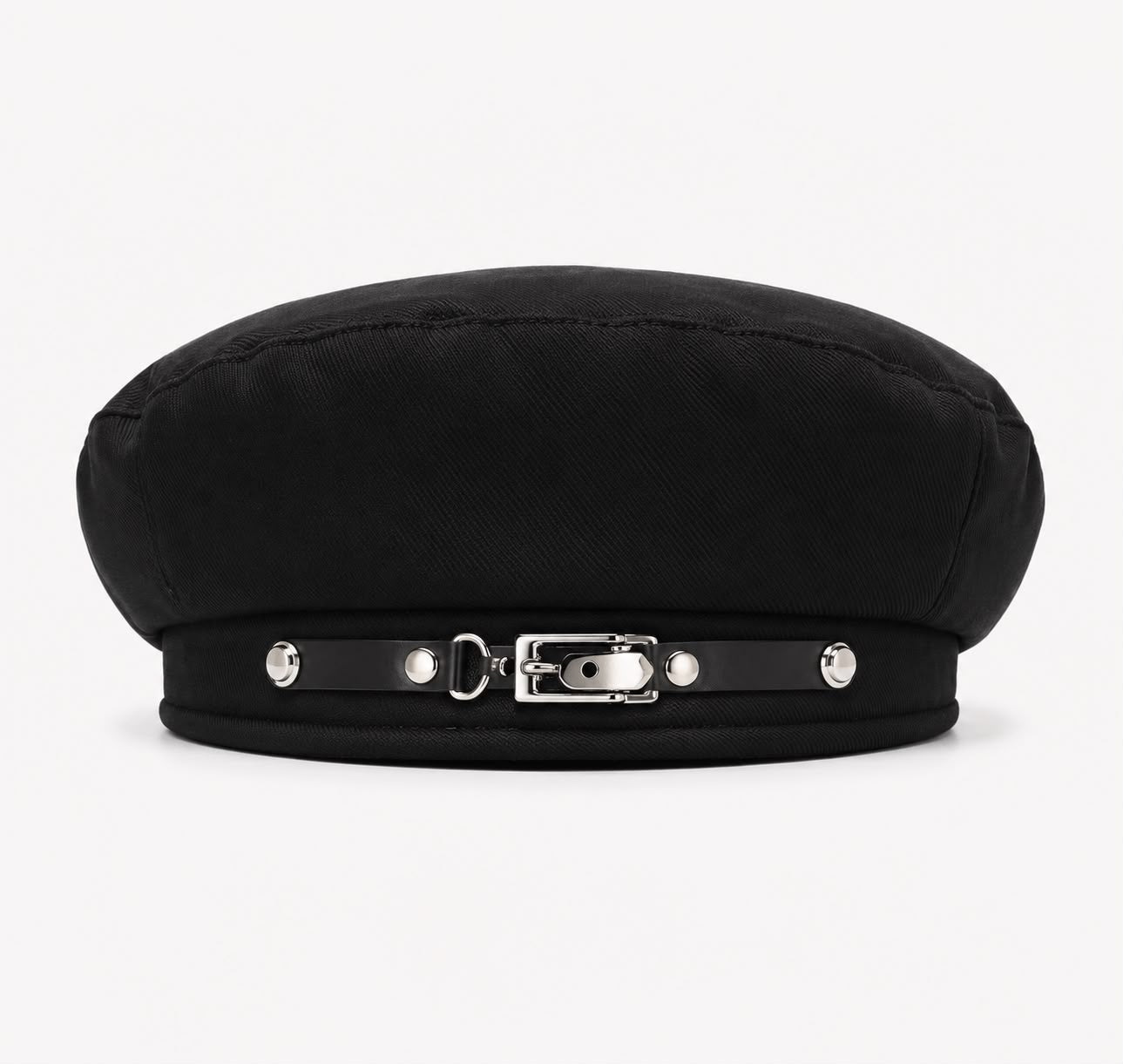 Béret femme noir à boucle – Chic quatre saisons