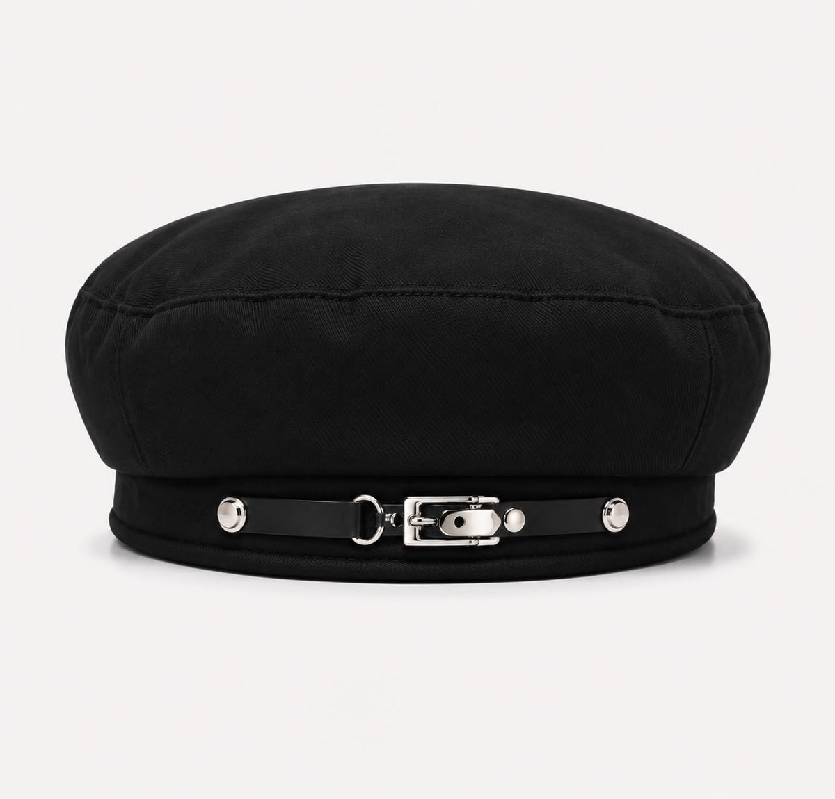 Béret femme noir à boucle – Chic quatre saisons