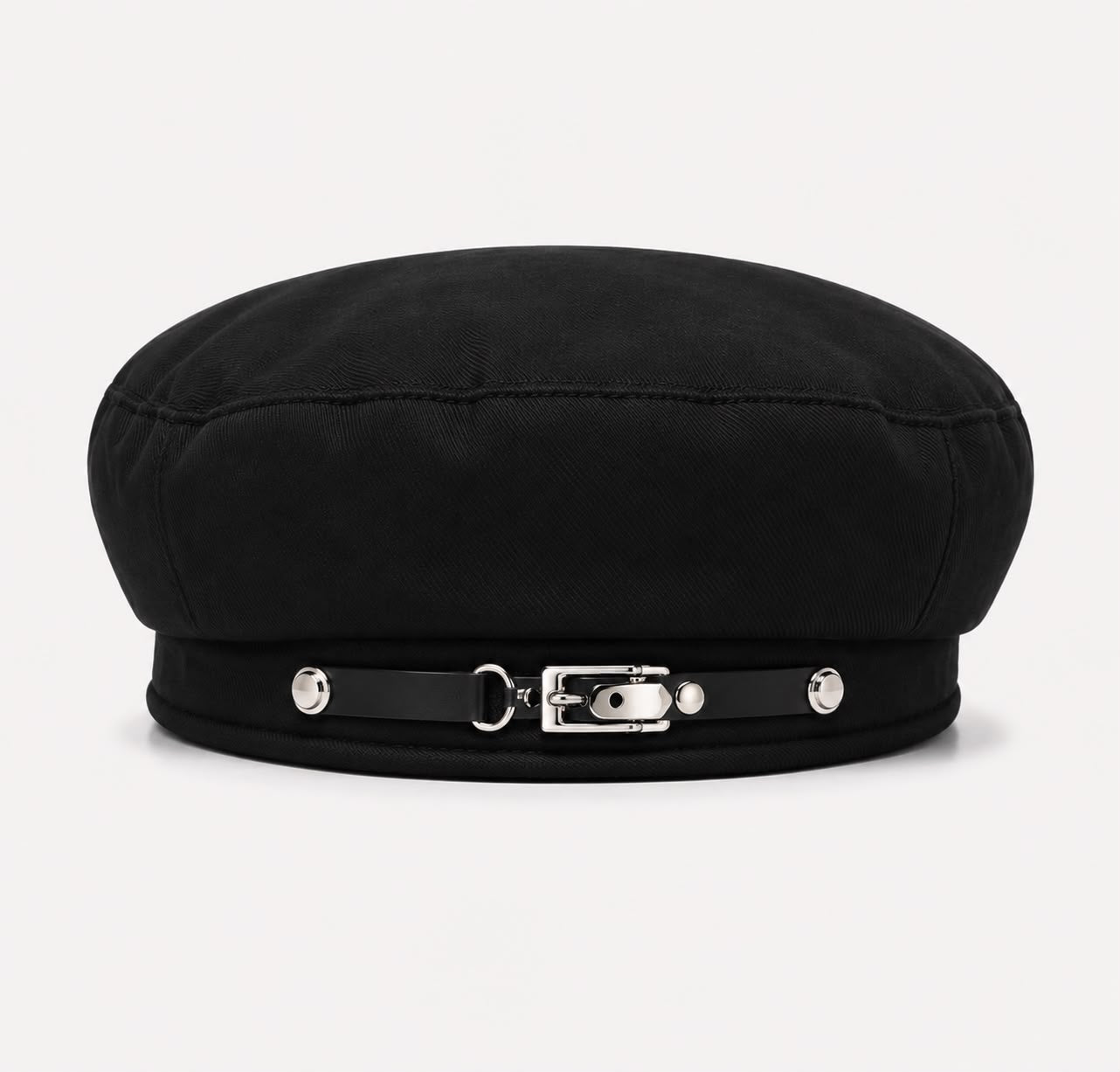 Béret femme noir à boucle – Chic quatre saisons