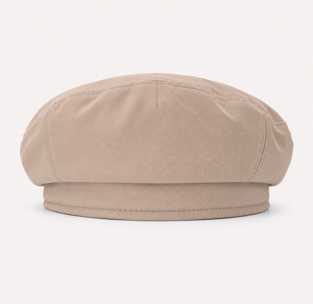 Béret femme kaki à boucle – Élégant quatre saisons