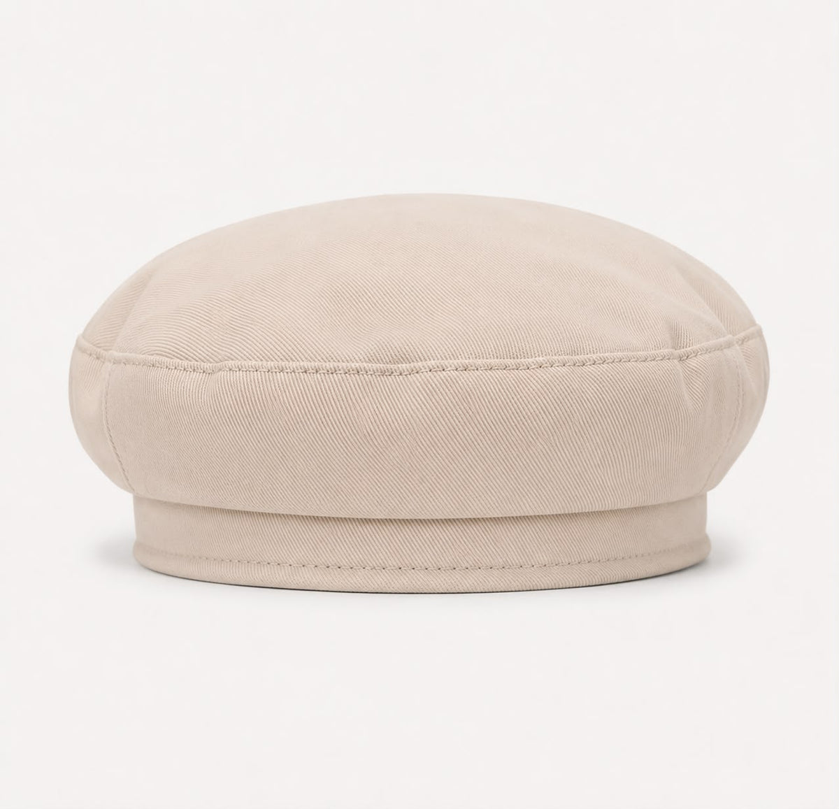 Béret femme beige à boucle – Chic et polyvalent
